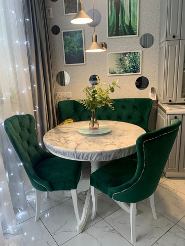 Деревянный стул Милано 1 бежевый / белый фото покупателя 82