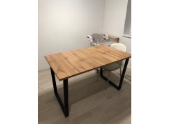 Стол Лота Лофт 140 25 мм черный матовый / бетон фото покупателя 273