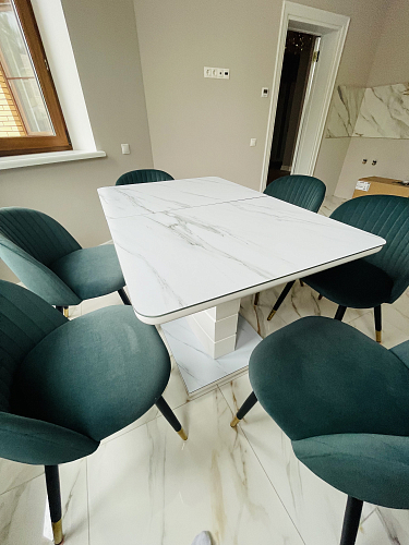 Стул на металлокаркасе Gabi 1 темно-серый / черный фото покупателя 148