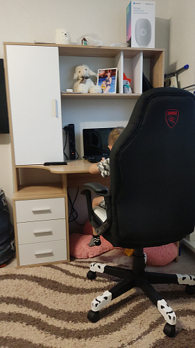 Письменный стол КСТ-16 левый венге / беленый дуб фото покупателя 127