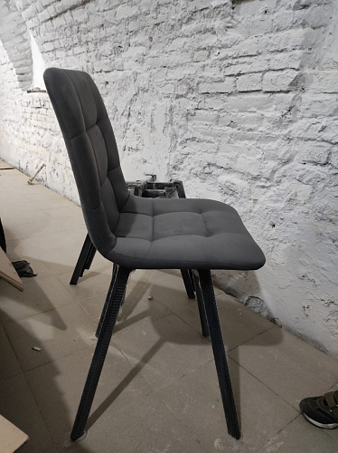 Стул Чилли 2 темно-серый  / черный фото покупателя 1280