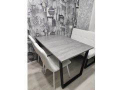 Стол Лота Лофт 120 25 мм сабия / черный матовый фото покупателя 627