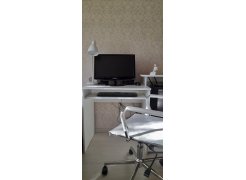 Компьютерный стол Джаз-24 левый белый фото покупателя 83