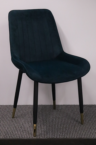 Стул на металлокаркасе Seda 1 latte / black / gold из шоурума 16