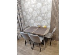 Стул на металлокаркасе Чилли светло-серый / черный фото покупателя 557