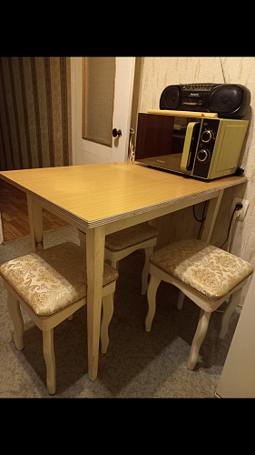 Табурет Орфео орех / бежевый фото покупателя 4