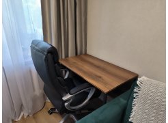 Письменный стол Клер Лофт дуб вотан / черный матовый фото покупателя 39