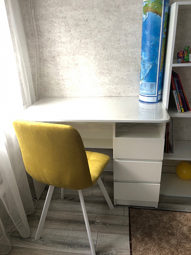 Комплект стульев Чилли 4 шт темно-серый / черный фото покупателя 349