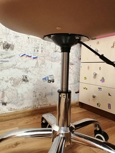 Компьютерное кресло Kolin cappuccino / chrome фото покупателя 30