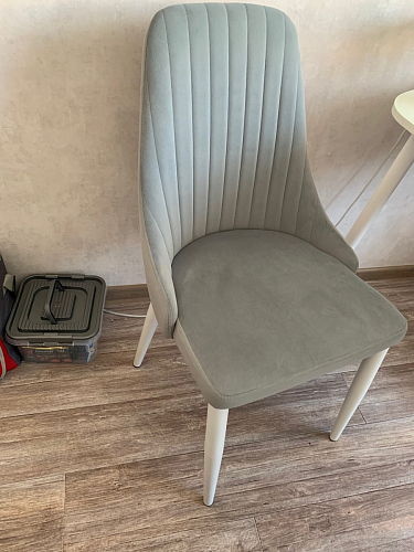 Стул на металлокаркасе Kora beige / black фото покупателя 261