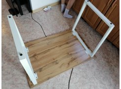 Стол Лота Лофт 140 25 мм черный матовый / бетон фото покупателя 48