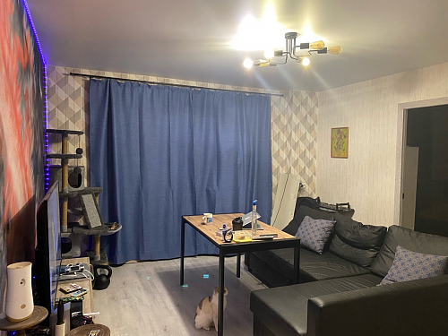 Стол Центавр 120(160)х70х75 файерстоун / черный матовый фото покупателя 2