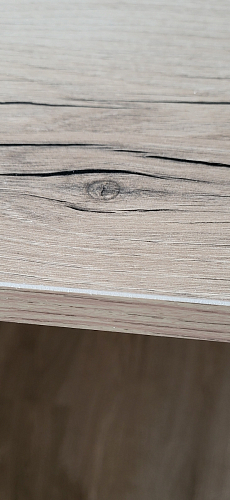 Письменный стол Битти Лофт 116х60х75 дуб делано светлый / белый матовый фото покупателя 48