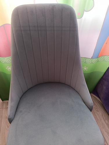 Стул на металлокаркасе Kora light purple / black фото покупателя 83