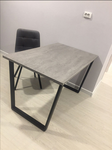 Деревянный стол Лота Лофт 120x75 дуб крафт табачный / черный матовый фото покупателя 806