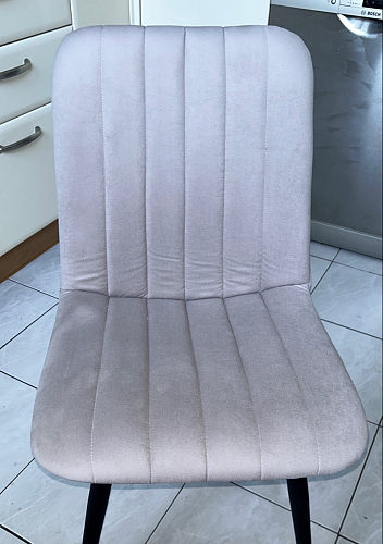 Стул на металлокаркасе Дани темно-серый (zd 995) / черный фото покупателя 24