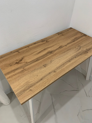 Стол Тринити Лофт 120 32 мм бетон / черный матовый фото покупателя 716