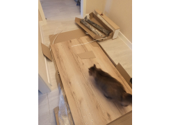 Стол Тринити Лофт 120 32 мм бетон / черный матовый фото покупателя 530