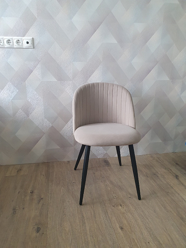 Стул на металлокаркасе Gabi 1 light purple / black фото покупателя 416