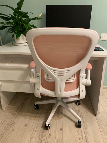 Компьютерное кресло Konfi pink / white фото покупателя 45