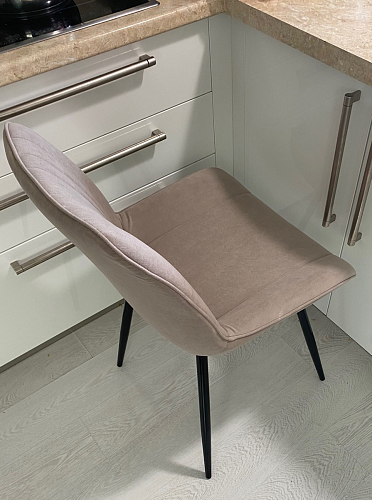 Стул на металлокаркасе Седа К кирпичный / черный фото покупателя 291