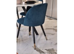 Стул на металлокаркасе Gabi blue / black фото покупателя 613