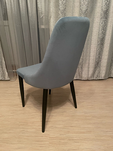 Стул на металлокаркасе Kora gray / black фото покупателя 25