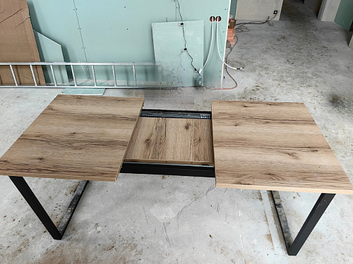 Деревянный стол Лота Лофт 140х80 черный матовый / бетон светлый фото покупателя 299