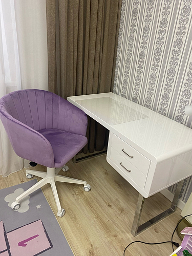 Компьютерное кресло Тибо сиреневый фото покупателя 176