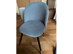 Стул на металлокаркасе Gabi 1 gray / black фото покупателя 776