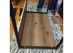 Письменный стол Клер Лофт дуб вотан / черный матовый фото покупателя 12