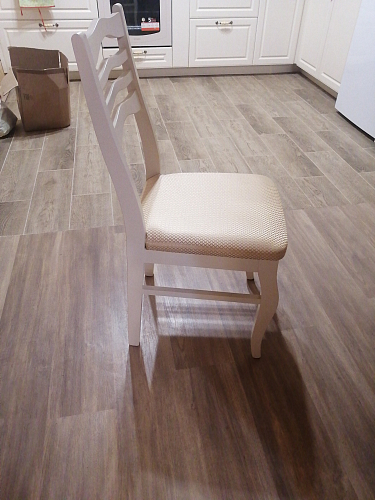 Деревянный стул Амадиу камелия ромб / орех фото покупателя 7