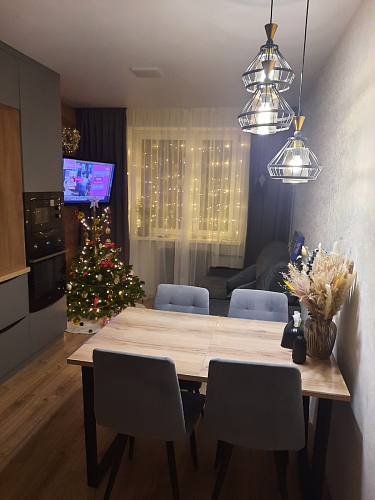 Стол раскладной Лота Лофт 120 25 мм юта / черный матовый фото покупателя 502