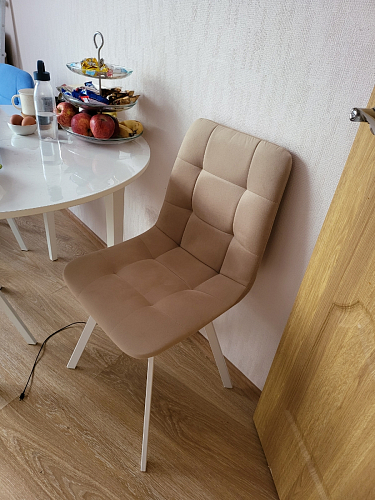 Стул на металлокаркасе Чилли черный / зеленый фото покупателя 770