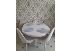 Стул на металлокаркасе Kora beige / black фото покупателя 18