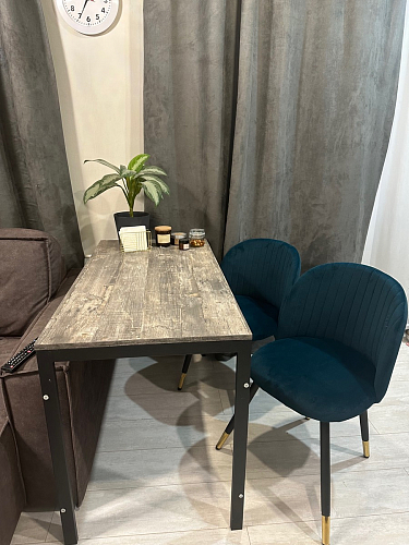 Стул на металлокаркасе Gabi latte / gold / black фото покупателя 186