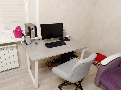 Деревянный стол Лота Лофт 140х80 дуб крафт табачный / черный матовый фото покупателя 618