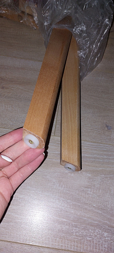 Деревянный стул Bonuss light gray / wood фото покупателя 134