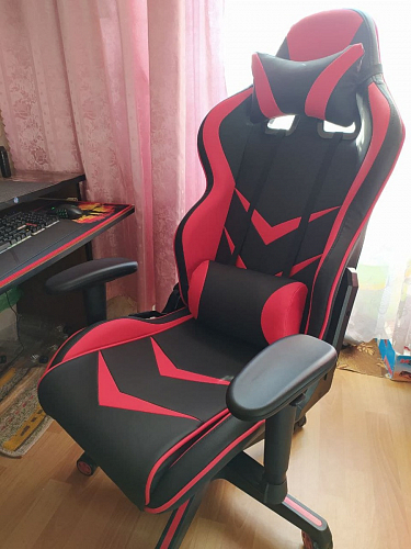 Компьютерное кресло Racer черное / красное фото покупателя 14