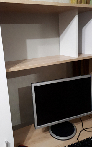 Компьютерный стол КСТ-16 левый дуб сонома / белый фото покупателя 146