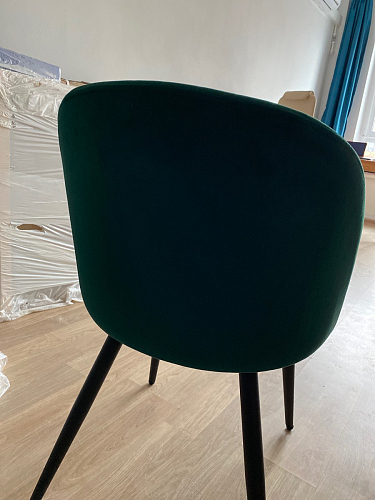 Стул на металлокаркасе Gabi latte / gold / black фото покупателя 591