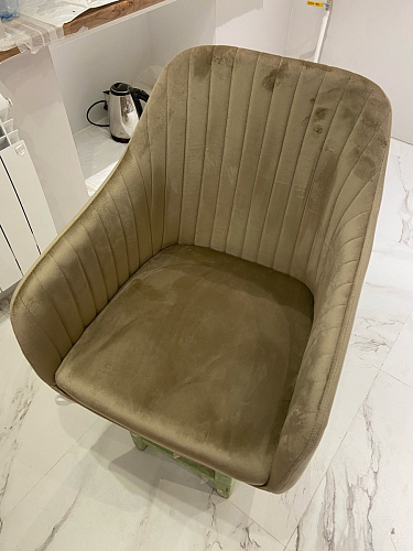 Стул на металлокаркасе Slam dark beige фото покупателя 13