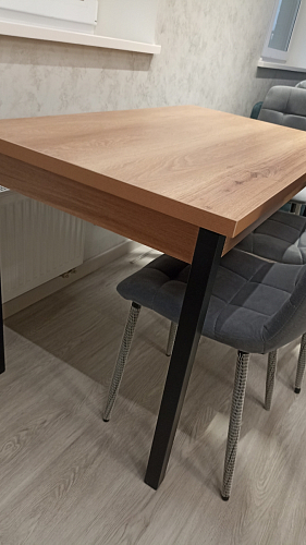 Стол Оригон сонома / черный матовый фото покупателя 15