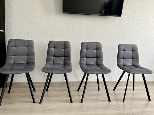 Стул на металлокаркасе Чилли бирюзовый / черный фото покупателя 772