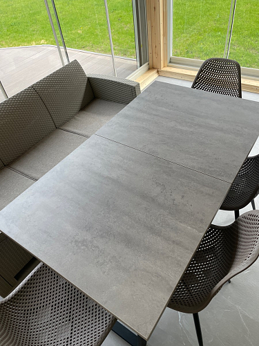 Деревянный стол Лота Лофт 120x75 дуб крафт табачный / черный матовый фото покупателя 203