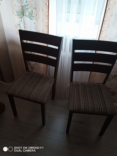 Деревянный стул Simol dirty oak / beige фото покупателя 1