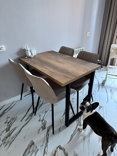 Комплект стульев Седа К 4 шт латте / черный фото покупателя 284