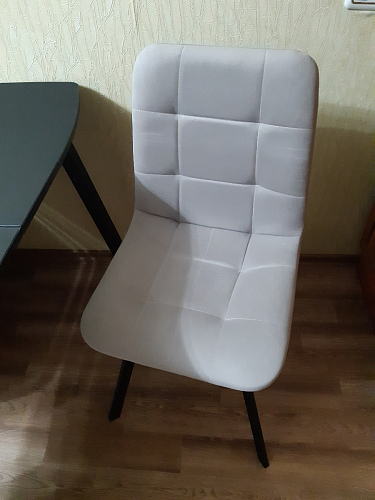 Комплект стульев Чилли 2 шт бежевый / черный фото покупателя 1352