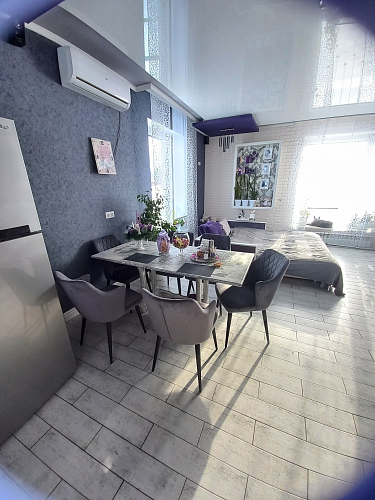 Стул на металлокаркасе Velen dark blue фото покупателя 4