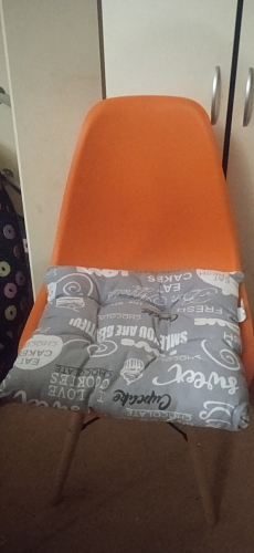 Пластиковый стул Eames PC-015 желтый фото покупателя 57